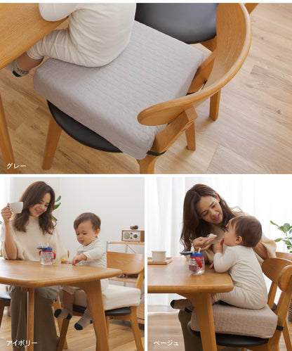 イブル CLOUD柄 高さ調節ができるキッズ用のお食事クッション 38×38×9cm 綿100％ mofua モフア 洗える おしゃれ かわいい 低ホルム 韓国インテリア マタニティ 子供用 チェアクッション 座布団 シートクッション (代引不可)