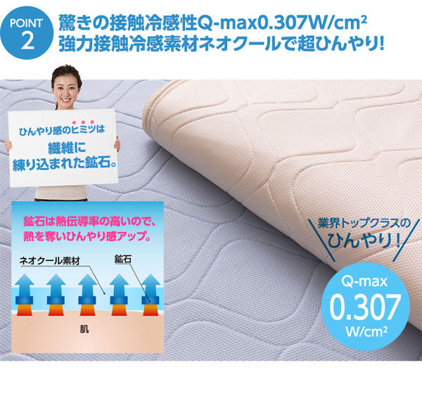 ネオクール(R)超ひんやりエアーマット シングル