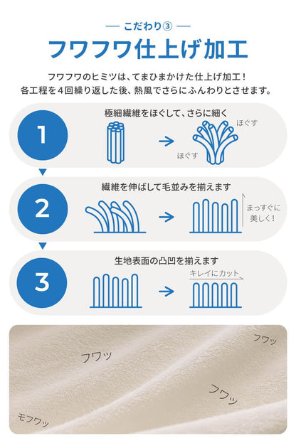 あったか4層毛布 シングル 140×200cm mofua 厚手 かわいい 毛布 ブランケット マイクロファイバー 低ホルム 静電気抑制 洗える 丸洗い モフア 1年保証(代引不可)