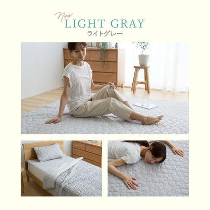 瞬間避暑地 強冷感 リバーシブル枕パッド 43×63cm 洗える ワッフル生地 吸水速乾 抗菌防臭 防ダニ 夏 ひんやり さらさら 接触冷感 冷感 クール 冷たい 両面仕様 ワッフルカバー 枕カバー まくらパッド 枕カバー ピローカバー ピローパッド