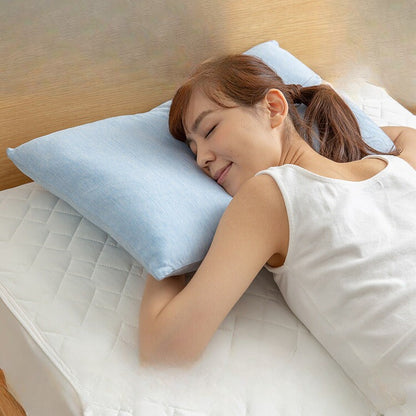 強力接触冷感 枕カバー 43×63cm Q-MAX0.5 冷却 抗菌 防臭 冷却 省エネ エコ ひんやり クール 丸洗い ウォッシャブル 洗える 洗濯 夏用 夏 ピロー ピローケース 寝具 ピロケース 接触冷感(代引不可)【メール便配送】