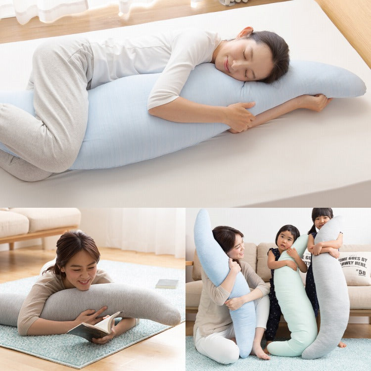 強力接触冷感 抱き枕 50×160cm Q-MAX0.5 冷却 洗える ウォッシャブル 洗える 洗濯 抗菌 防臭 省エネ エコ 節電 ひんやり クール ピロー 寝具 丸洗い ウォッシャブル 枕 ロング 接触冷感 冷感
