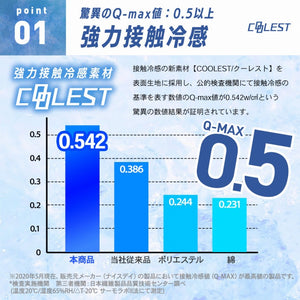 強力接触冷感 抱き枕 50×160cm Q-MAX0.5 冷却 洗える ウォッシャブル 洗える 洗濯 抗菌 防臭 省エネ エコ 節電 ひんやり クール ピロー 寝具 丸洗い ウォッシャブル 枕 ロング 接触冷感 冷感