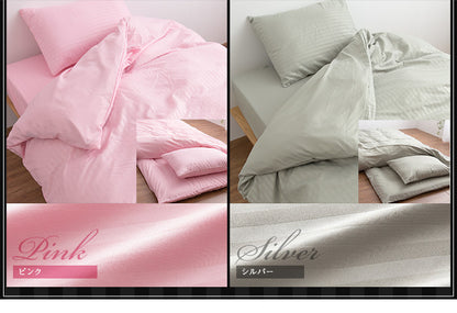 布団カバーセット セミダブル 3点セット 和タイプ ベッドタイプ ホテルタイプ シンプル 高級感 おしゃれ 布団カバー 枕カバー 敷き布団カバー 掛け布団カバー ボックスシーツ