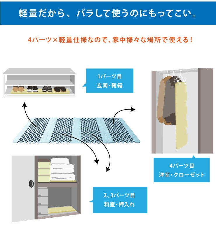 【正規品】すのこ型吸湿マット エアジョブPLUSアレルキャッチャータイプ (TJI-483) シングル 花粉対策 ダニシート ダニ対策 抗菌 ベルオアシス 湿気取り 湿気とり 伸縮 布団 ふとん ベッド 押入れ 通気性 吸湿性 ダニ アレルギー すのこマット