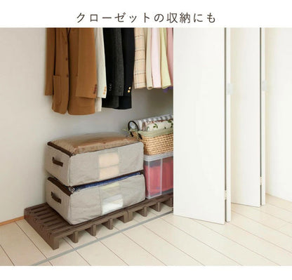 ジョイントすのこ 10個セット すのこベッド 日本製 プラスチック すのこ シングル 湿気 対策 除湿 高床 防カビ 通気性 折りたたみ すのこマット 押入れ収納 押し入れ収納 クローゼット収納 整理 屋外