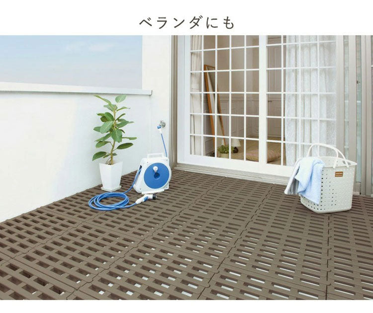 ジョイントすのこ 10個セット すのこベッド 日本製 プラスチック すのこ シングル 湿気 対策 除湿 高床 防カビ 通気性 折りたたみ すのこマット 押入れ収納 押し入れ収納 クローゼット収納 整理 屋外