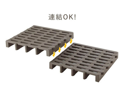 ジョイントすのこ 10個セット すのこベッド 日本製 プラスチック すのこ シングル 湿気 対策 除湿 高床 防カビ 通気性 折りたたみ すのこマット 押入れ収納 押し入れ収納 クローゼット収納 整理 屋外