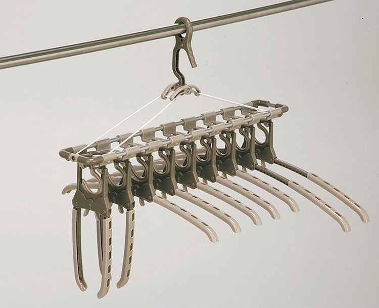 ツウィンモール アルミのびのび9連ガー グレー TA-8 洗濯干し 洗濯物干し 洗濯用品