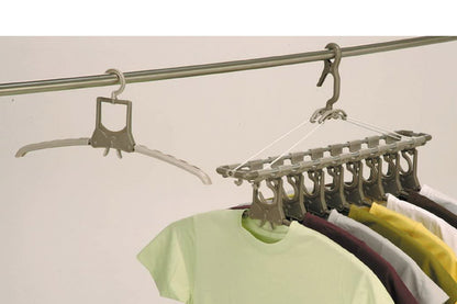 ツウィンモール アルミのびのび9連ガー グレー TA-8 洗濯干し 洗濯物干し 洗濯用品