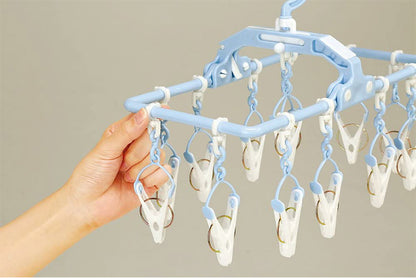 ツウィンモール プリミニハンガー13ピンチ ブルー SL-04 洗濯干し 洗濯物干し 洗濯用品