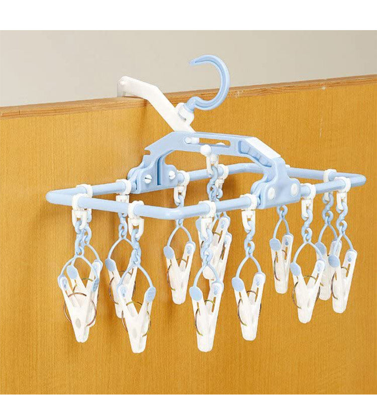 ツウィンモール プリミニハンガー13ピンチ ブルー SL-04 洗濯干し 洗濯物干し 洗濯用品