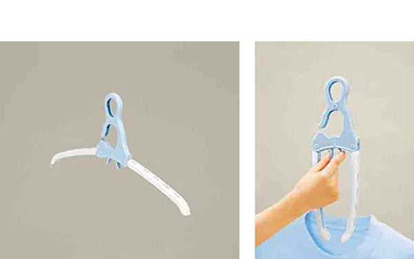 ツウィンモール のびのびキャッチハンガー3個組 ブルー SL-10 洗濯干し 洗濯物干し 洗濯用品