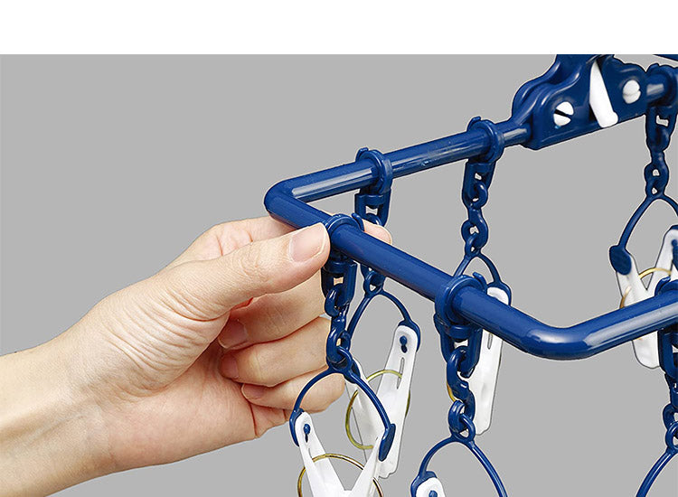 ツウィンモール BEILUプリミニハンガー13ピンチ ネイビー BE-03N 洗濯干し 洗濯物干し 洗濯用品