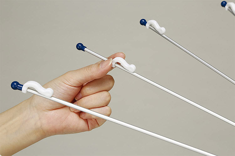 ツウィンモール BEILUアルミパラソルハンガー ネイビー BE-08N 洗濯干し 洗濯物干し 洗濯用品