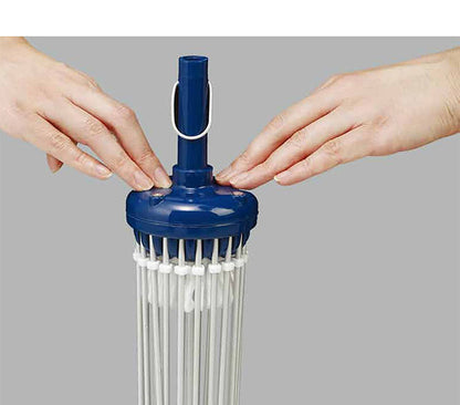 ツウィンモール BEILUアルミパラソルハンガー ネイビー BE-08N 洗濯干し 洗濯物干し 洗濯用品