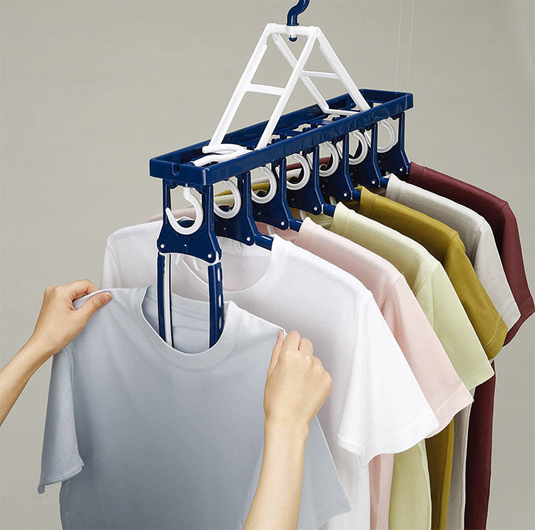 ツウィンモール BEILUのびのび7連ガー ネイビー BE-10N 洗濯干し 洗濯物干し 洗濯用品