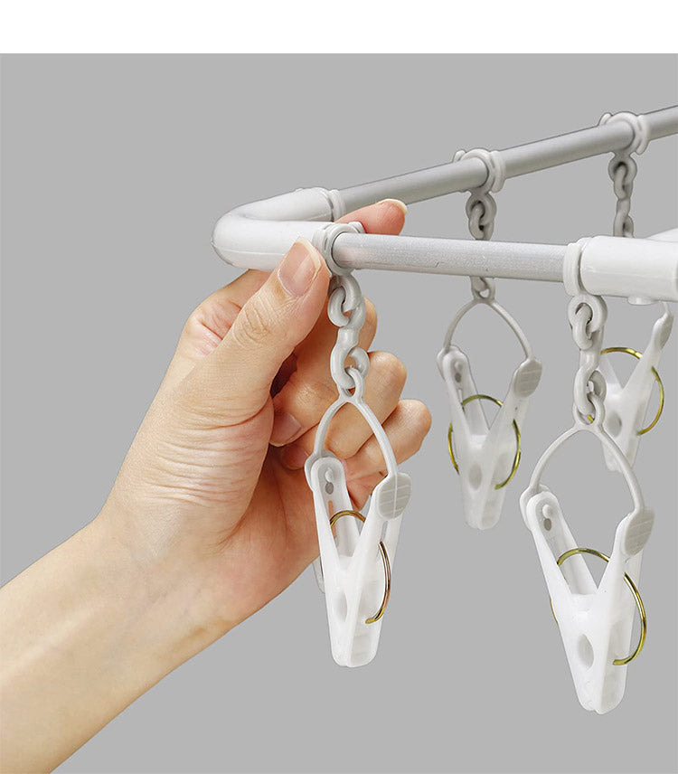 ツウィンモール BEILU横もちアルミハンガー40ピンチ グレー BE-01G 洗濯干し 洗濯物干し 洗濯用品