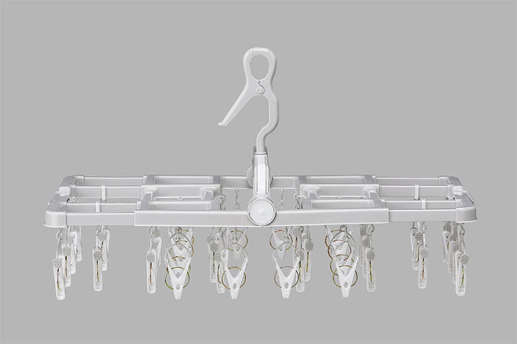 ツウィンモール BEILUスライドハンガー38ピンチ グレー BE-02G 洗濯干し 洗濯物干し 洗濯用品