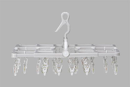 ツウィンモール BEILUスライドハンガー38ピンチ グレー BE-02G 洗濯干し 洗濯物干し 洗濯用品