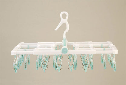 ツウィンモール フラーリスライドハンガー38ピンチ グリーン FL-02G 洗濯干し 洗濯物干し 洗濯用品