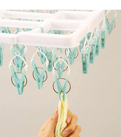 ツウィンモール フラーリスライドハンガー38ピンチ グリーン FL-02G 洗濯干し 洗濯物干し 洗濯用品