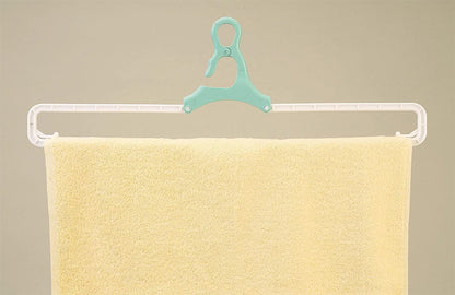 ツウィンモール フラーリバスタオルハンガー グリーン FL-07G 洗濯干し 洗濯物干し 洗濯用品