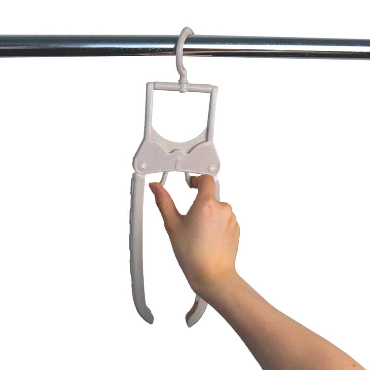ツウィンモール のびのび 7連ガー 洗濯物干し 洗濯ハンガー 連結 ワンタッチ 伸縮 ベージュ ホワイト IC-04