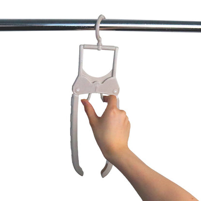 ツウィンモール のびのび 7連ガー 洗濯物干し 洗濯ハンガー 連結 ワンタッチ 伸縮 ベージュ ホワイト IC-04