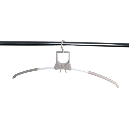 ツウィンモール のびのび 7連ガー 洗濯物干し 洗濯ハンガー 連結 ワンタッチ 伸縮 ベージュ ホワイト IC-04