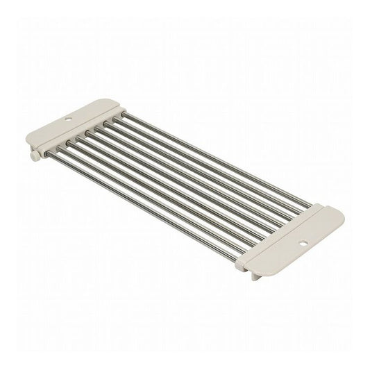 ステンレス シンク スライド ラック 水切り ベーシック ワームグレー 幅40~74cm LD-194 Style Storage(代引不可)