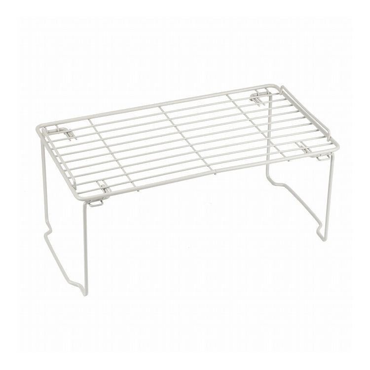 シンク下 シンクまわり キッチンラック ワイヤー 積み重ね棚 足折れ式 M ワームグレー LD-252 Style Storage(代引不可)