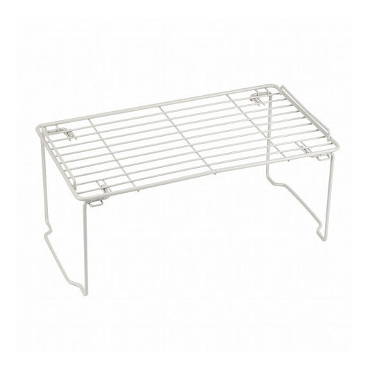 シンク下 シンクまわり キッチンラック ワイヤー 積み重ね棚 足折れ式 M ワームグレー LD-252 Style Storage(代引不可)