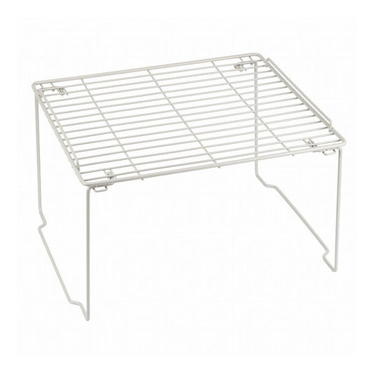 シンク下 シンクまわり キッチンラック ワイヤー 積み重ね棚 足折れ式 ワイド ワームグレー LD-256 Style Storage(代引不可)
