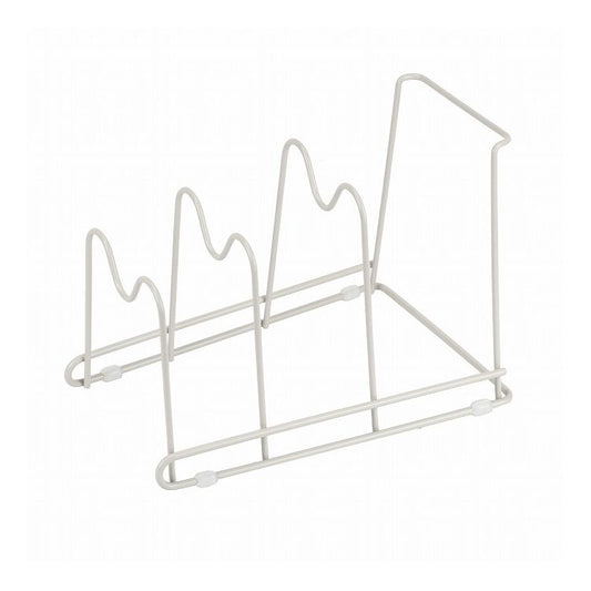 シンク下 シンクまわり ワイヤー フライパンラック 3段 ワームグレー LD-261 Style Storage(代引不可)