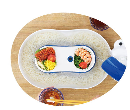 流しそうめん機 そうめん流し器 LD-281 電動 自動くみ上げ ウォータースライダー 卓上 流しそうめん器 電池式