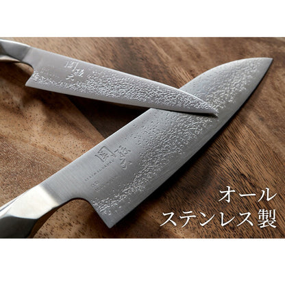 貝印 関孫六 匠創 白銀 包丁セット 三徳包丁 ペティナイフ 純正シャープナー 日本製 オールステンレス 火の粉 エッチング加工 包丁研ぎ 砥ぎ器 ナイフ 3点セット KAI 関の刃物