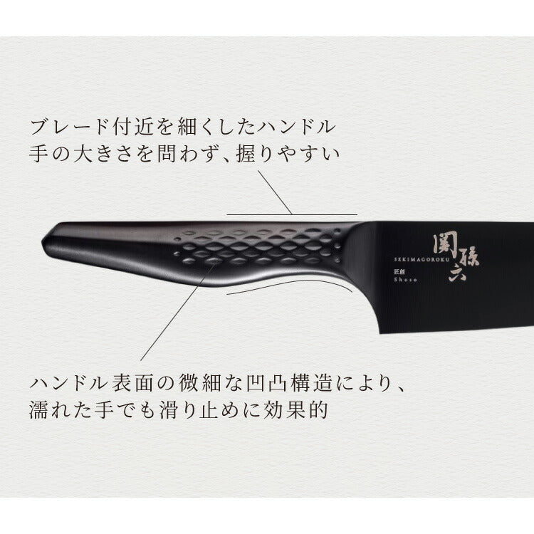 貝印 関孫六 匠創 漆黒 包丁3点セット 黒チタンコート 三徳包丁 ペティナイフ 純正シャープナー 日本製 KAI 食洗機対応 オールステンレス 包丁セット 砥ぎ器ナイフ 関の刃物 三徳3点セット ブラック