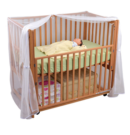 各社ベビーベッド用 かや ベビーベッドガード ダイヤ Daiya ペット対策にも キッズデザイン賞受賞 かや 蚊帳 虫よけ 虫除け ベビーベッド ガード 虫 蚊 ペット 夏 冷房対策 メッシュ 赤ちゃん ベビー