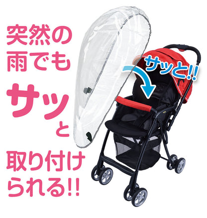 各社ベビーカー用レインカバー サッとおでかけレインカバー ダイヤ Daiya 被せるだけの簡単装着 A型 B型 対面式 背面式 対応 雨よけ 雨除け 風よけ 風除け 防寒 赤ちゃん ベビー
