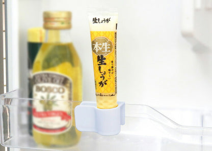 しぼれる!薬味チューブホルダー 10252 チューブ絞り 薬味チューブ 冷蔵庫収納 ドアポケット収納 東和産業