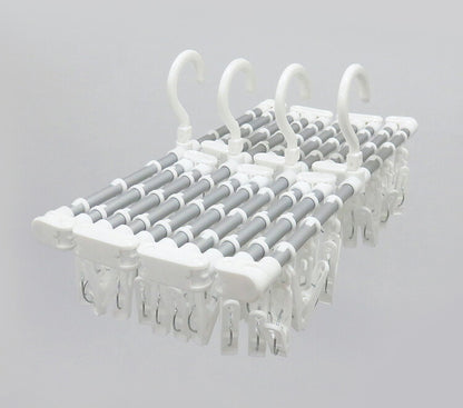 伸縮する ピンチハンガー 60ピンチ サイズ調節 洗濯ハンガー 伸縮角ハンガー 物干しハンガー アルミハンガー 洗濯バサミ 洗濯干し 洗濯物干し ハンガー 部屋干し 室内干し JD 東和産業