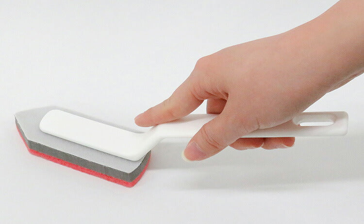 バススポンジ カビ取り 持ち手付 風呂掃除 スポンジ お風呂 不織布 カビ 風呂 浴室 バス 浴槽 掃除 清掃 スポンジクリーナー お風呂掃除 掃除用品 柄付 日本製 東和産業