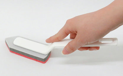 バススポンジ カビ取り 持ち手付 風呂掃除 スポンジ お風呂 不織布 カビ 風呂 浴室 バス 浴槽 掃除 清掃 スポンジクリーナー お風呂掃除 掃除用品 柄付 日本製 東和産業