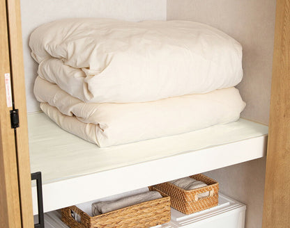 消臭押入れシート 90×180cm 消臭シート 消臭 抗菌 防カビ シート 押し入れシート 押入シート クローゼット 収納シート 押入れ 棚 フリーカット 保護 日本製 アイボリー HC 東和産業