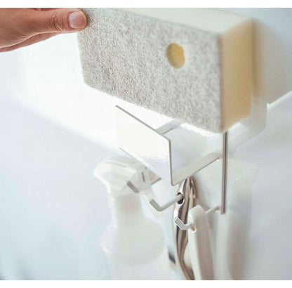 山崎実業 マグネットバスルームクリーニングツールホルダー ミスト Mist ホワイト