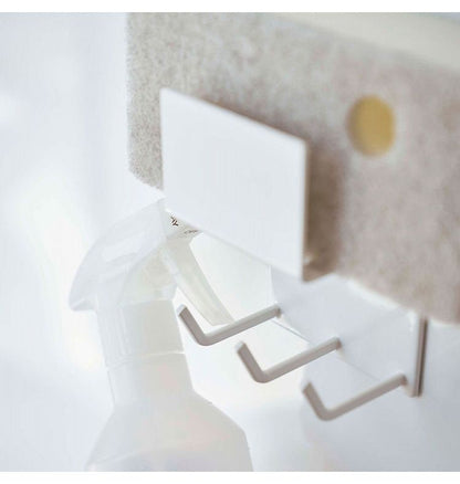 山崎実業 マグネットバスルームクリーニングツールホルダー ミスト Mist ホワイト