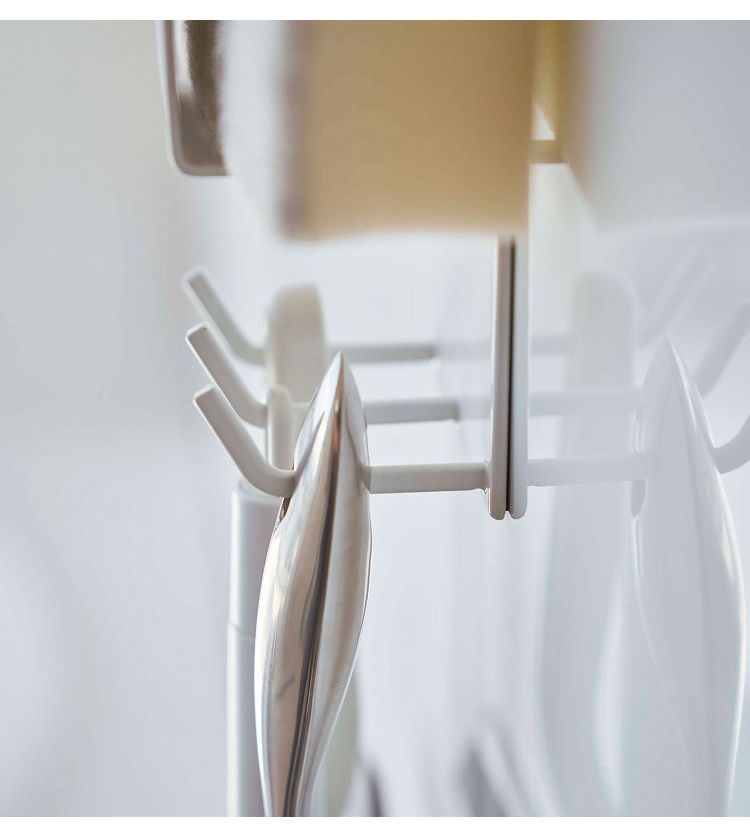 山崎実業 マグネットバスルームクリーニングツールホルダー ミスト Mist ホワイト