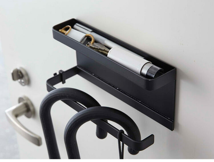 山崎実業 トレー付きマグネット アンブレラホルダー スマート smart 傘立て 玄関収納 吊り下げ収納 フック 磁石 アンブレラスタンド かさたて 北欧 おしゃれ