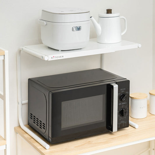 レンジ上ラック 伸縮タイプ 幅40~60 レンジ上 ラック キッチンラック キッチン収納 伸縮レンジ上ラック レンジ台 電子レンジ トースター 家電上ラック 伸晃 Belca